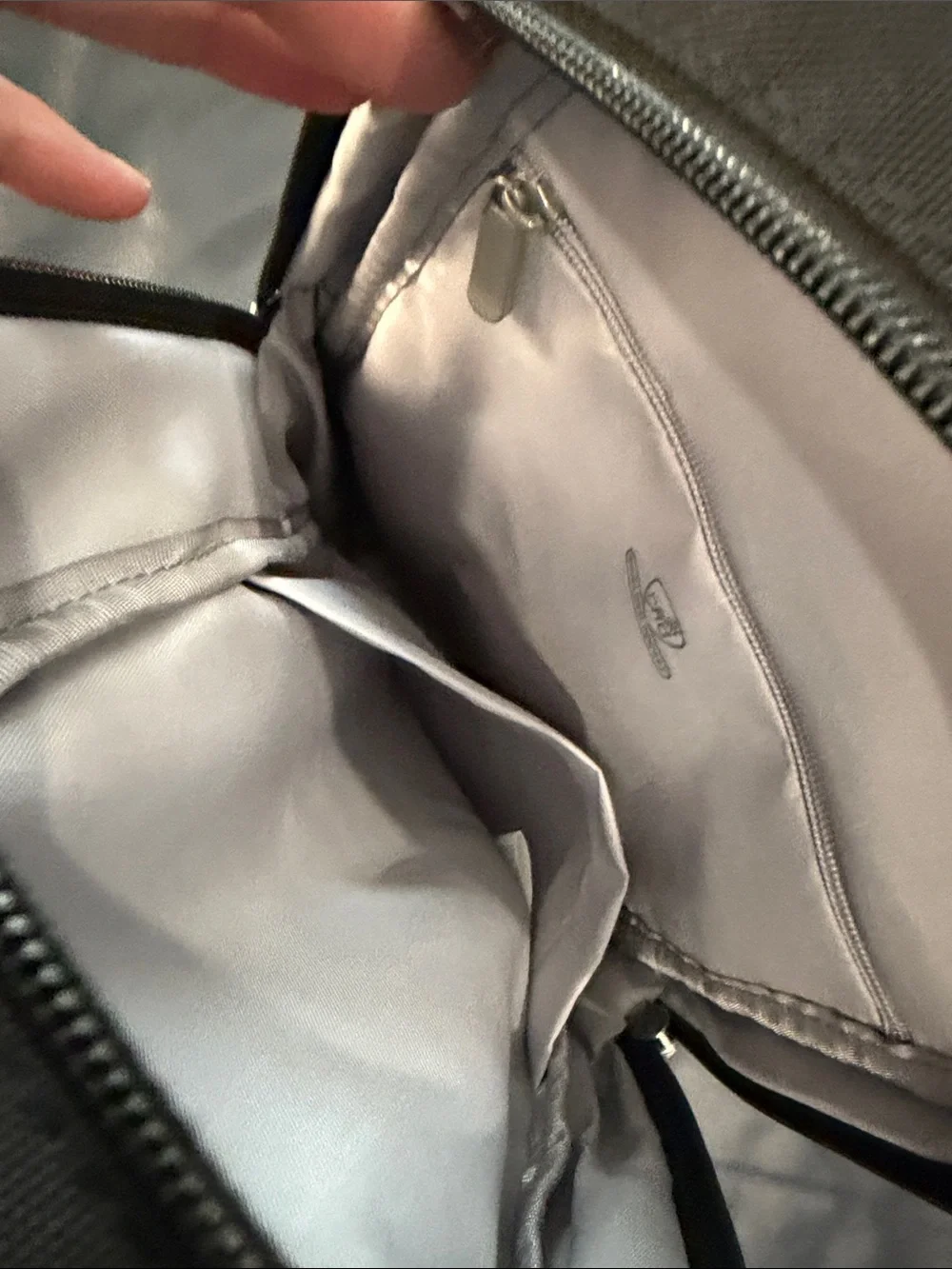 Travelon Black Anti-Theft Sling Bag with Lime Accent